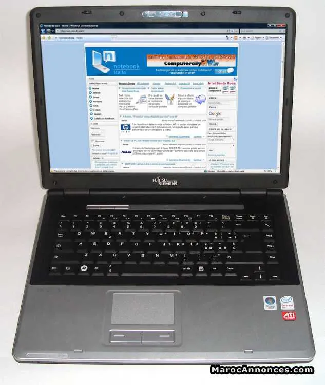 Vente pc portable fujitsu  pi2530p - الدار البيضاء