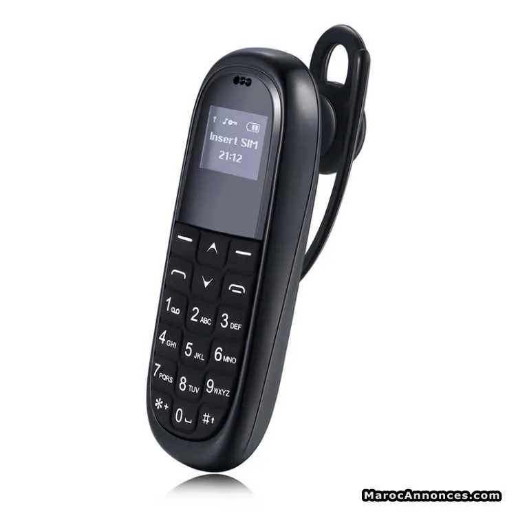 Mini téléphone mobile mains libres bluetoot - الدار البيضاء (2)