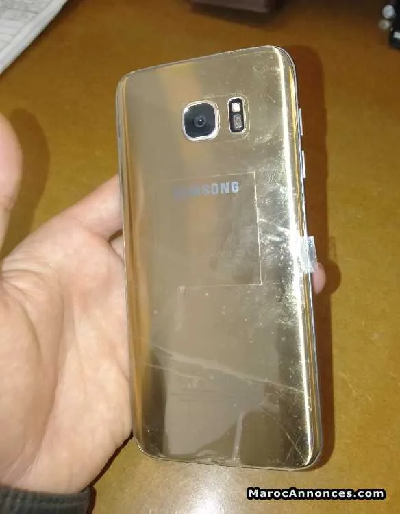 Samsung s7 edge gold - الدار البيضاء (3)