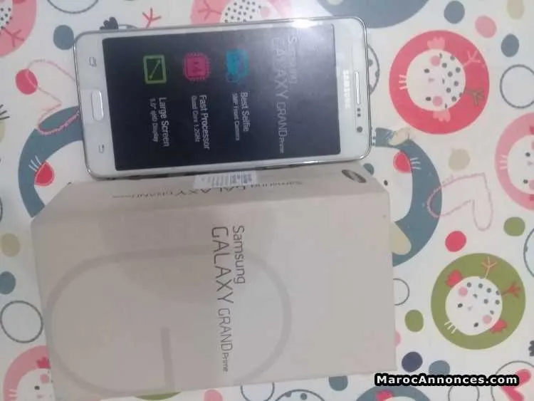 Samsung galaxy grand prime blanc (comme neuf) - الدار البيضاء (2)