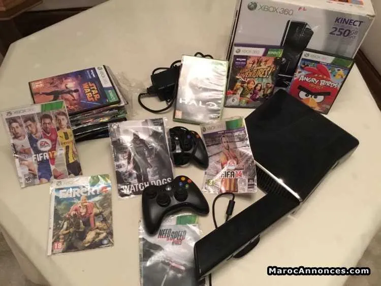 Xbox 360 (250go) - الدار البيضاء (2)