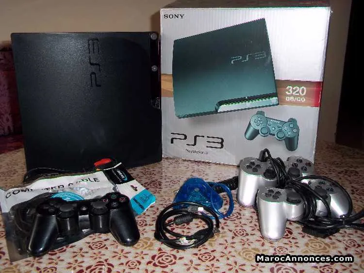Ps3 slim flashée et online 1350,00 - الدار البيضاء
