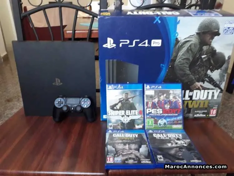 Ps4 pro a vendre - الدار البيضاء