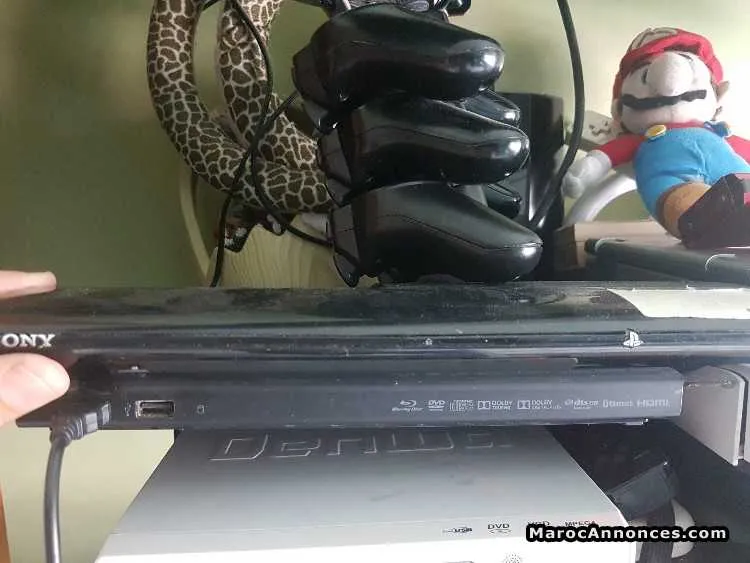 Ps3 avec dd et accessoires origines - الدار البيضاء