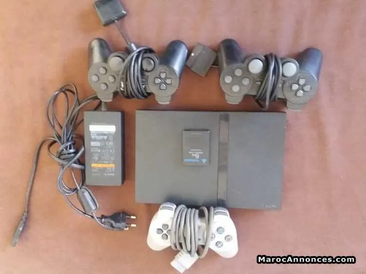 Playstation 2 slim - الدار البيضاء (2)