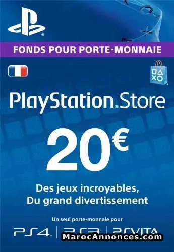 Carte psn store playstation 4 - الدار البيضاء (3)