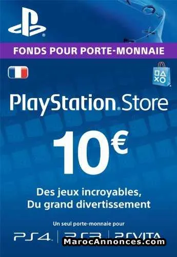 Carte psn store playstation 4 - الدار البيضاء