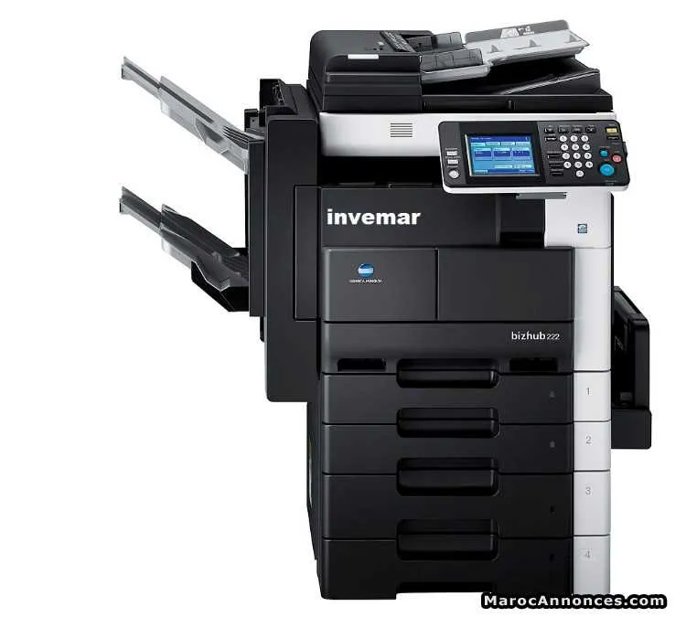 Photocopieur n&b konica minolta bizhub 222 - الدار البيضاء