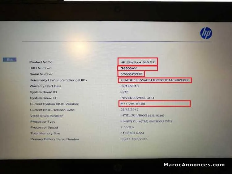 debloquage bios de tout pc portable - الدار البيضاء