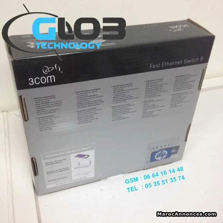 Switch 8 port 3com - الدار البيضاء (2)