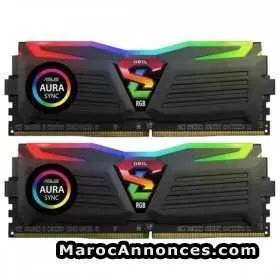 Geil super luce black 16 go (2x 8go) ddr4 3000 mhz - الدار البيضاء
