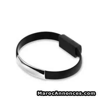Câble bracelet micro usb chargeur smartphone - الدار البيضاء (3)