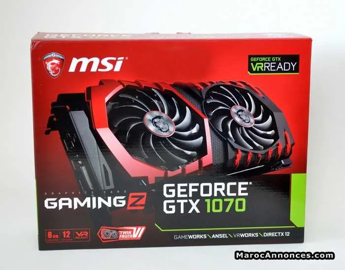 Carte graphique msi gtx 1070 8g - الدار البيضاء (2)