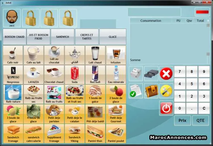 Caisse tactile - الدار البيضاء