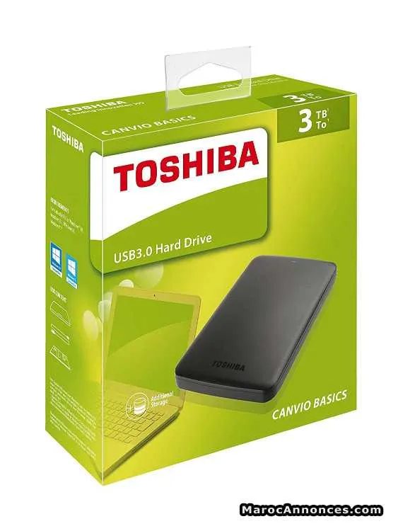 Toshiba canvio basics 3 to disque dur exte - الدار البيضاء
