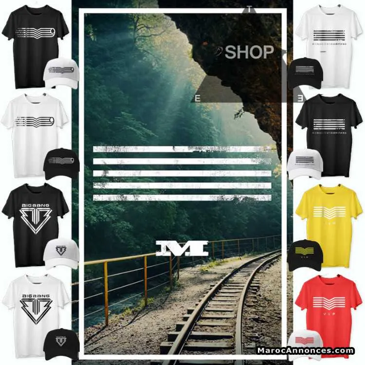 Tshirt et casquette kpop - الدار البيضاء