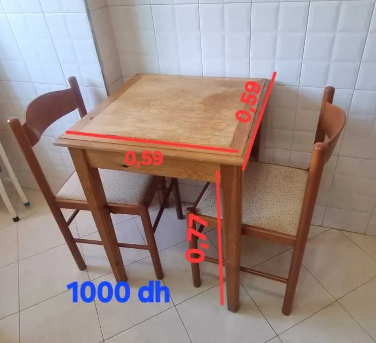 Lit et table - تمارة (3)