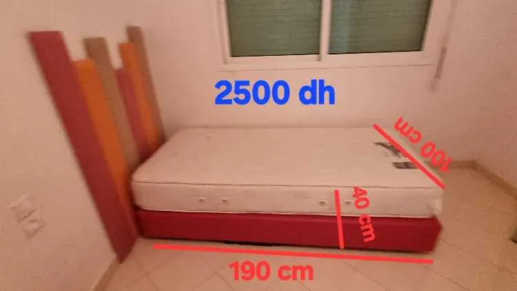 Lit et table - تمارة (2)