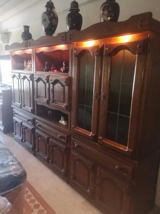 Meuble salon + meuble tv + table et chaises - الدار البيضاء