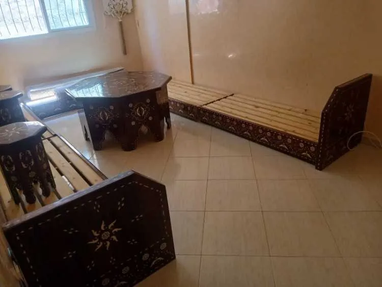 Salon marocain ( meuble en bois) - الدار البيضاء