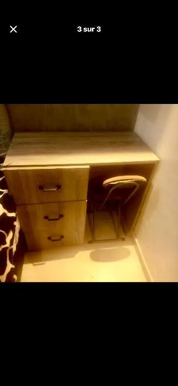 Bibliothéque et bureau en mdf - الدار البيضاء (2)