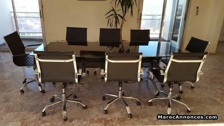 Salle de réunion avec 8 chaises à vendre - الدار البيضاء (2)