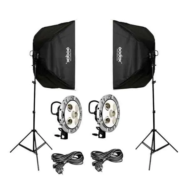 Led godox tl-5 (5 lampes +2 softbox+ giraffe + sup ) - الدار البيضاء