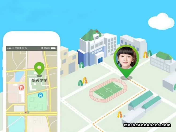 Montre gps pour enfants - الدار البيضاء (2)