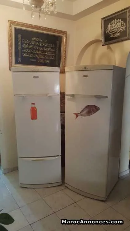 Refrigerateur et congélateur twin whirlpool - الدار البيضاء (2)