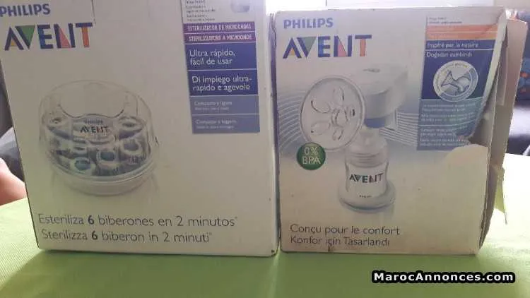 Teraillon / tire lait / sterilisateur avent en sav - الدار البيضاء
