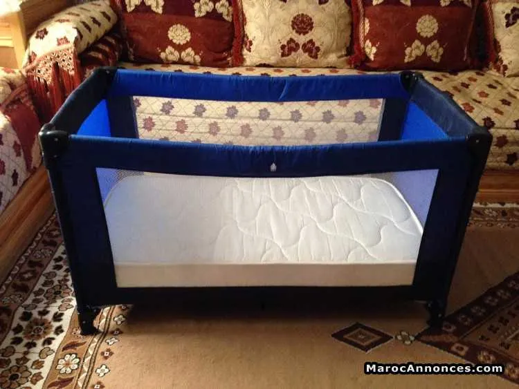 Lit bébé avec matelas (kitea) - الدار البيضاء (2)