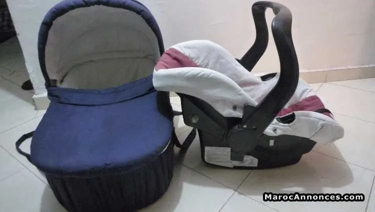 Nacelle pour bebe avec siege auto - الدار البيضاء