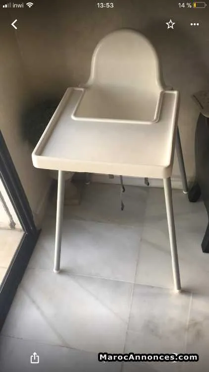 Chaise haute ikea - الدار البيضاء