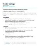 Responsable de centre / manager - الدار البيضاء