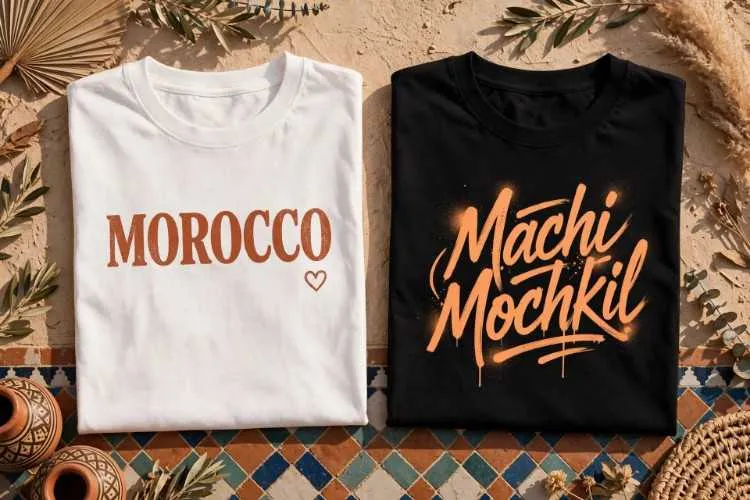 Infographiste t-shirt casablanca - design pro 50dh - الدار البيضاء