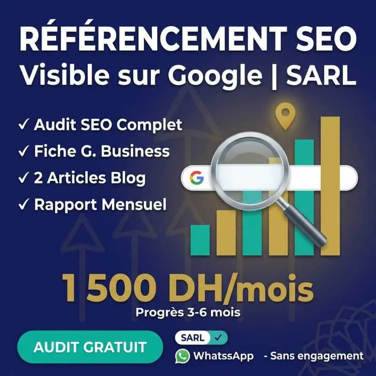 Référencement seo google | fiche google business - الدار البيضاء