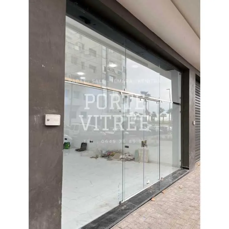 Fabrication & pose de portes vitrées pour pharmaci - الرباط (3)