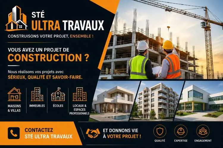 🏗️ stÉ ultra travaux - الرباط