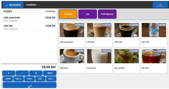 Logiciel de gestion de caisse tactile - الدار البيضاء