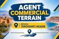 AGENT COMMERCIAL TERRAIN - أكادير