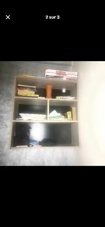 Bibliothéque et bureau en mdf - أكادير (3)