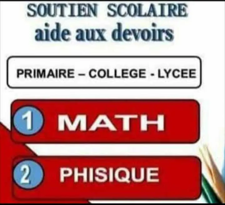 Maths et pc primaire college lycee a domicile - الدار البيضاء