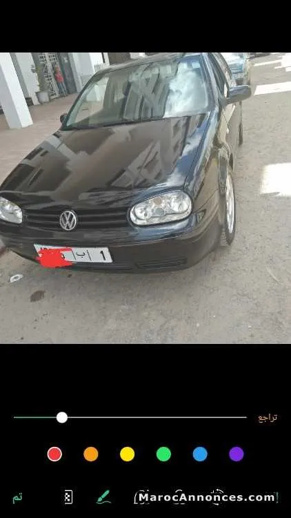 Golf 4 noir a vendre - الدار البيضاء (2)