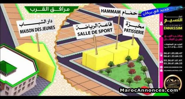 Lotisement nassim  2700dh m² - بركان (2)