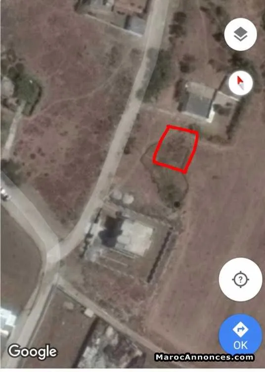Terrain 500 m2 zone villa achakar - طنجة