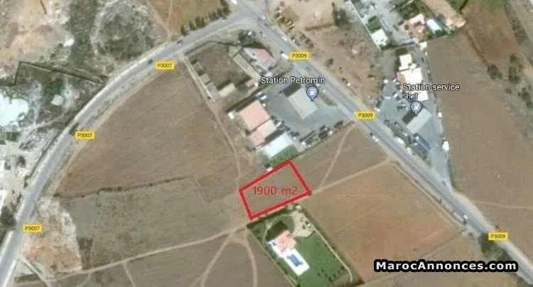 Terrain à vendre à bouskoura - الدار البيضاء