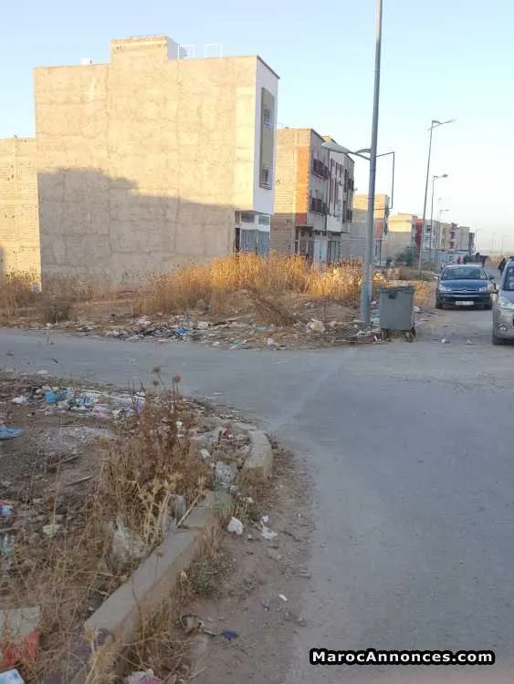 Terrain oued fes 191m 2 façades - فاس (2)