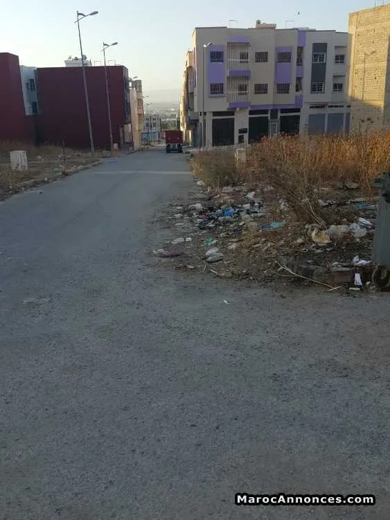 Terrain oued fes 191m 2 façades - فاس