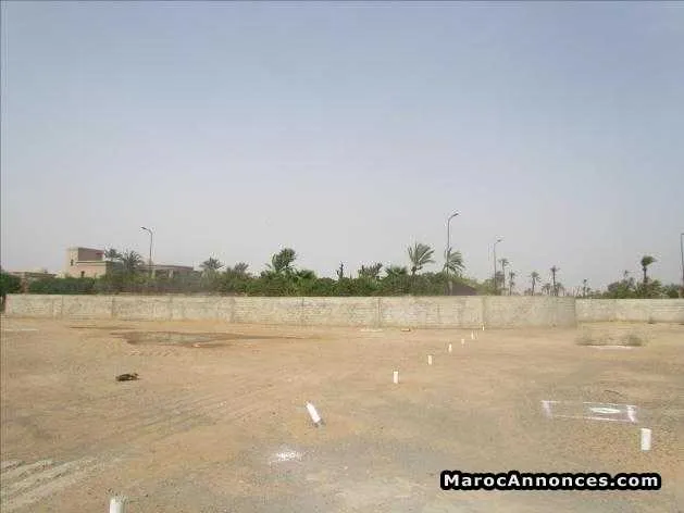 Terrains  de 2000 m2 à marrakech palmeraie - مراكش (2)