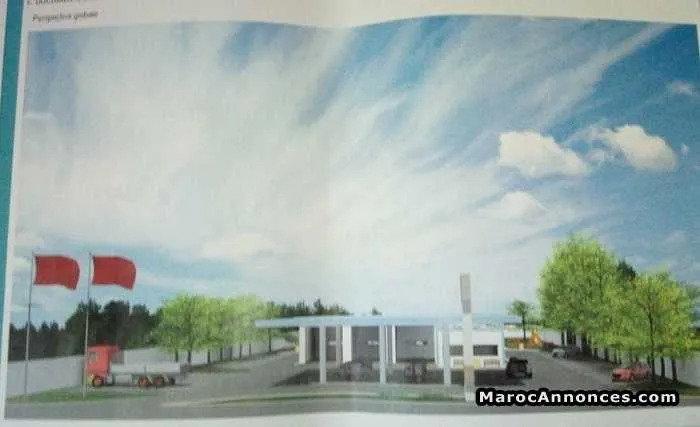 Terrain autorisé pour station service - تمارة (2)